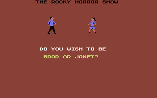 Rocky Horror Show screenshot 3 for Commodore 64